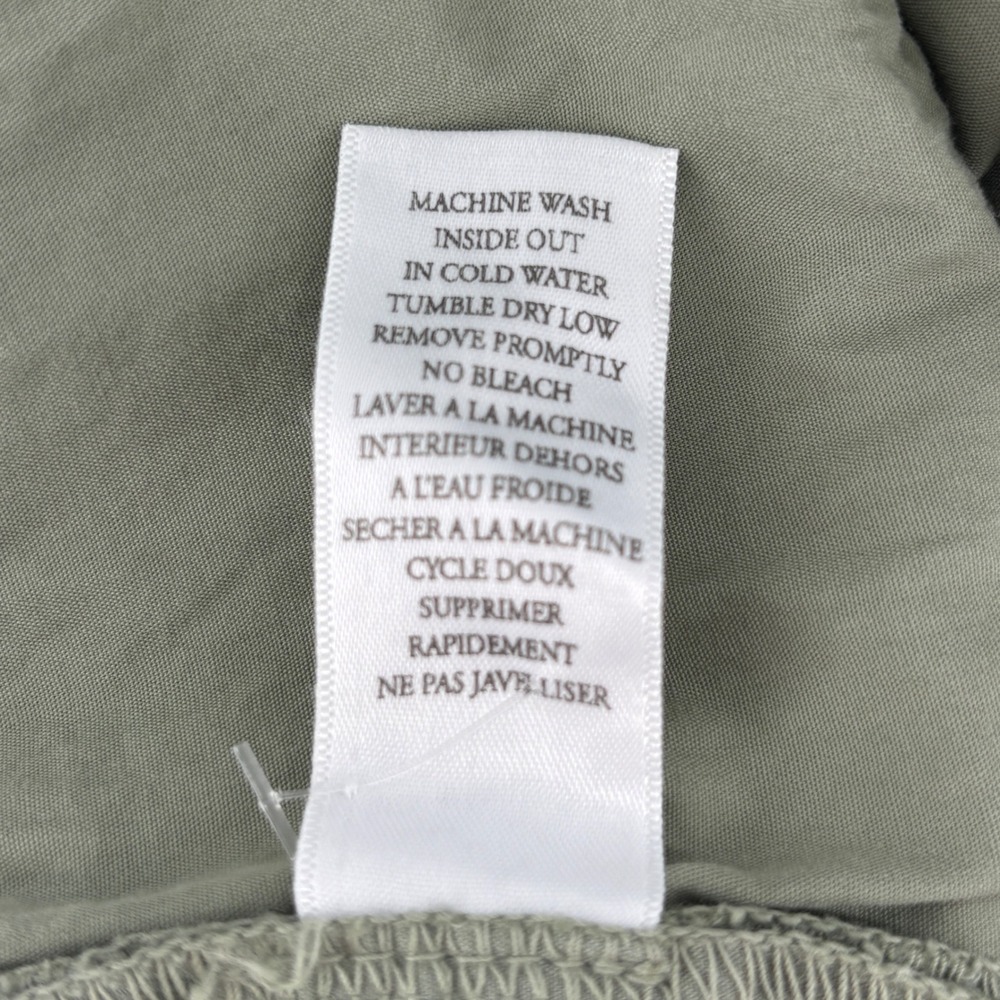 Frank & Eileen Wicklow Italian Chino Pants Sage Green Women Size 4 Crop Raw Hem - Picture 14 of 14